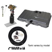 Butler Performance - Complete In-Tank Pump to Carb Solution Kit, w/New Fuel Tank and Complete In-Tank Fuel System