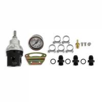 Holley - Holley EFI 15-90 PSI Fuel Regulator 6AN Boost Reference 1:1, Gauge and Fittings Kit