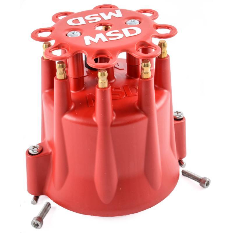 MSD Performance MSD GM Distributor Cap HEI Terminals Red MSD 8433