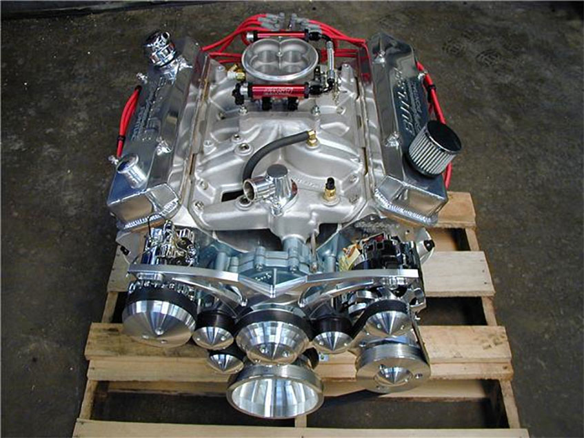 Rollmaster timing set for reliable Pontiac engine performance.