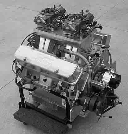 Close-up view of different Rob Mc Performance Pontiac parts.