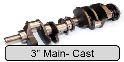 Crankshafts - 3" Main- Cast Crankshafts for 326/350/389/400/Aftermarket Blocks