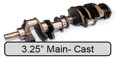 Crankshafts - 3.25" Main- Cast Crankshafts for 421/428/455 Blocks