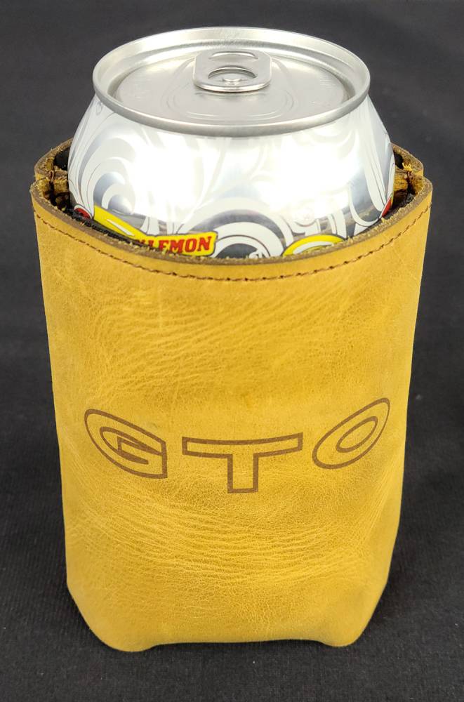 Butler Performance - Top Grain Leather Can Cooler, Insulated, Custom Laser  Logo
