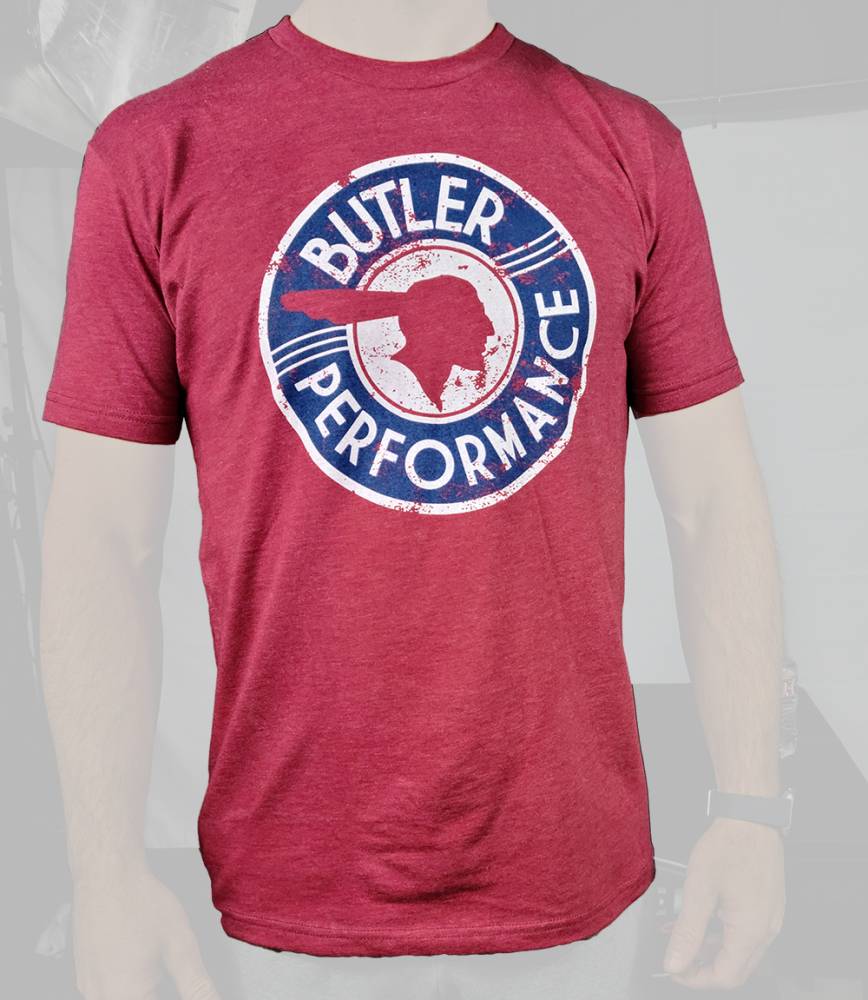 Butler Performance - Butler Vintage Service T-Shirt, Red, Small-4XL BPI ...