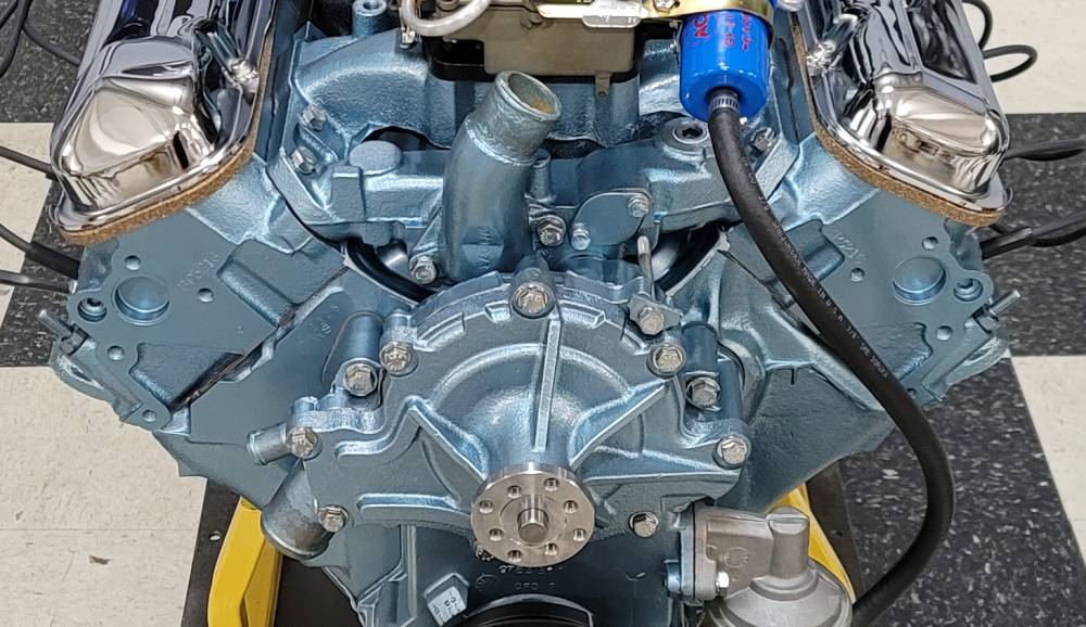 ITU Pontiac 66-70 Engine Paint Blue Silver Metallic ITU-INL15375