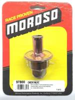 Moroso - Moroso Check Valve, replacement for Header Mounted Crankcase Evac System  MOR-97800