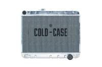 Cold Case - Cold Case 66-67 Pontiac GTO Tempest LeMans Aluminum Radiator, Fits cars equipped with factory Non AC radiatorssupports only (AT) CCR-GPG34A