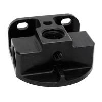 Moroso - Moroso Aluminum Remote Oil Filter Bracket, In-Line, Black MOR-23763