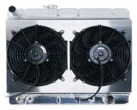 Cold Case - Cold Case 64-67 Pontiac GTO Super Duty Aluminum Radiator Shroud Fan Kit AC, AT or MT  CCR-GPG38ASK