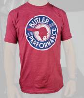 Butler Performance - Butler Vintage Service T-Shirt, Red, Small-4XL BPI-TS-BP1607