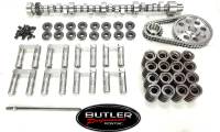 Butler Performance - Butler/Comp Hi-Torq Street Performance Billet Roller Cam Master Kit (HR) 288/294, 236/242, .521/.540,  Choose Lobe Separation