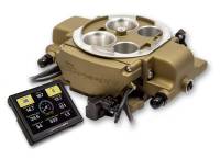 Holley - Holley Sniper EFI Quadrajet Self-Tuning w/ handheld EFI monitor, Classic Gold Finish