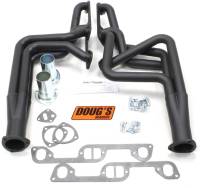 Doug's Headers - Doug's Headers 1 3/4" 4-Tube Full Length D-Port Headers Pontiac Firebird 326-455 70-81 Black