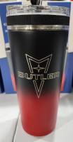 Butler Performance - Butler Pontiac Logo 26oz Iceshaker Flex Bottle, Red/Black, No Handle