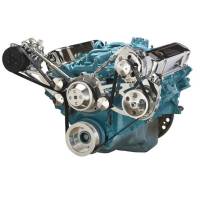CVF - CVF Pontiac Serpentine Conversion Kit- with AC, Power Steering, and Alternator Pulleys
