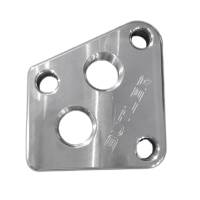 Butler Performance - Pontiac Billet Bolt On Remote Oil Filter Bypass Plate 1/2" pipe BPI-1011