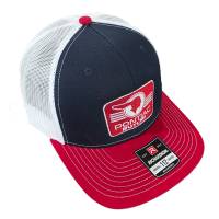 Butler Performance - Pontiac Classic Hat, 5 Panel, Navy/Red/White, Adjustable, 112FP