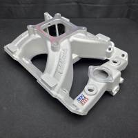 Edelbrock - Edelbrock® Pontiac Victor Jr. Intake Manifold, Carbureted or Throttle Body EFI