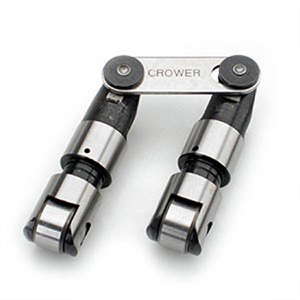 Crower - Crower Pontiac .842" Severe Duty / Cut-Away Style(liteweight) / Standard Height Solid Roller Lifters - No Offset *w/ Pressure Pin Oiling* (Set) CRO-66294H-16