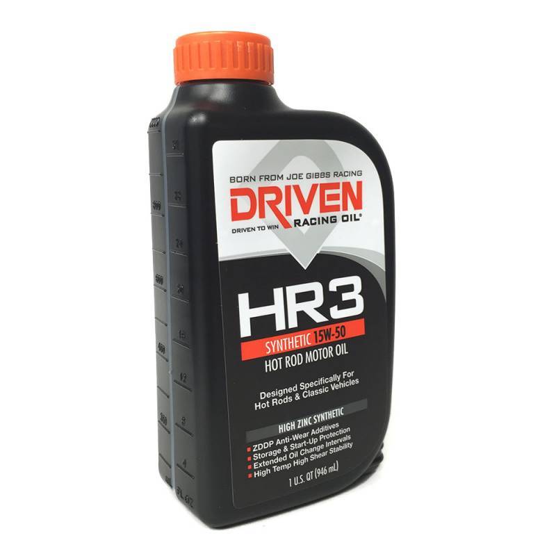 Driven - Driven HR3 Hot Rod Synthetic Motor Oil 15w50, Quart, JGD-01606