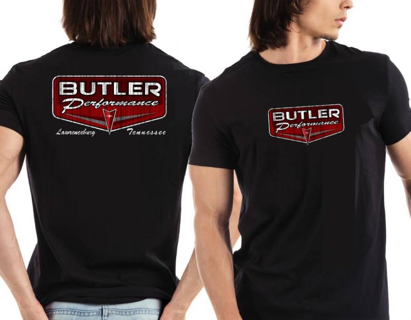 Butler Performance - Butler Black Retro Logo T-Shirt, Small-4XL BPI-TS-BP1602