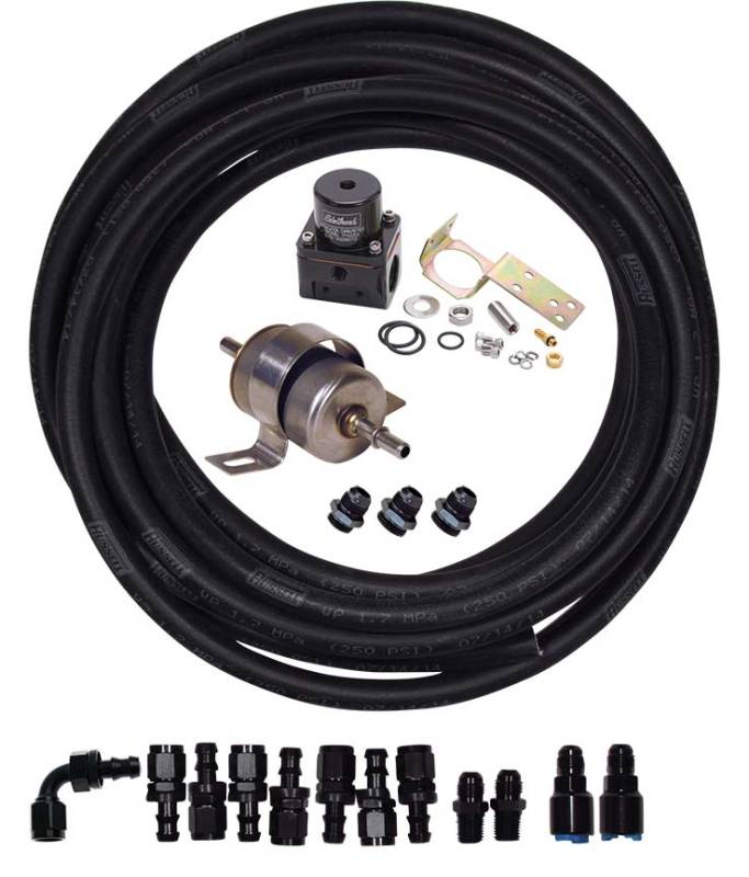 Butler Performance - Fuel Line Kit for Carbureted Engines with Bypass Regulator