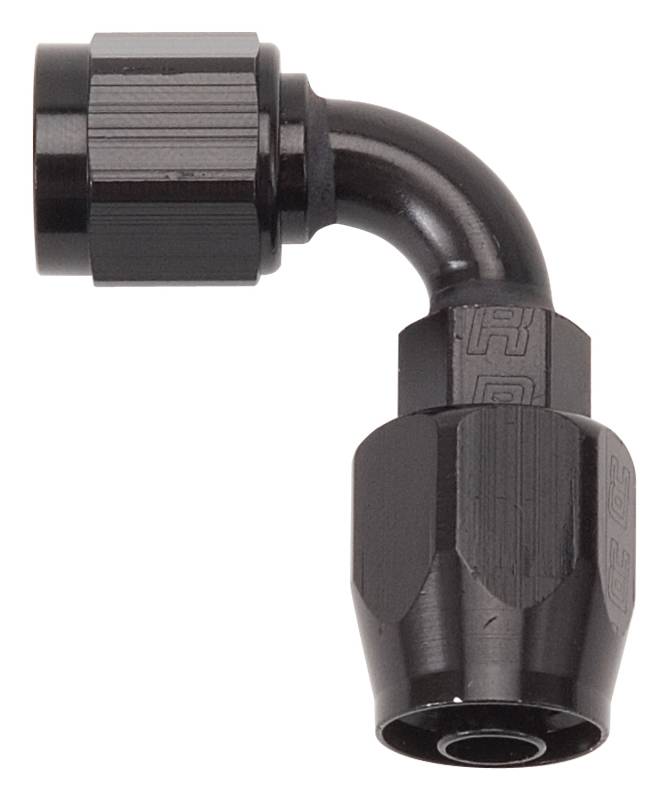 Russell - Russell Hose End, -8, 90 degree, Black RUS-610175