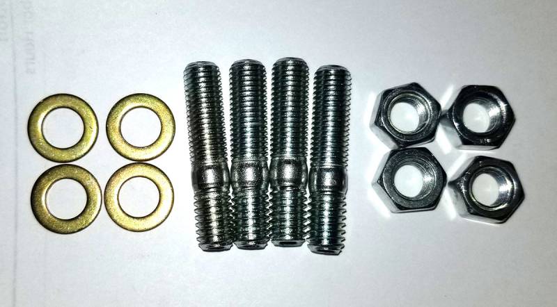 Butler Performance - Carb Stud Kit, 1 1/2" Set/4, Fits Edelbrock and Holley Carbs, EFI throttle bodies and Air Valves