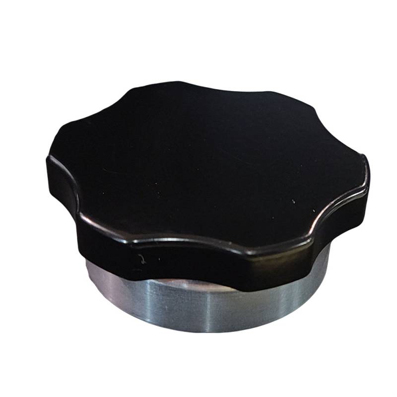 Butler Performance - Butler CNC 1-5/8 in. Fill Cap with Aluminum Weld-on Bung, Black Powder Coated