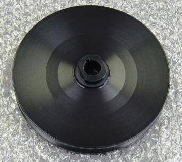 Ram Air Restorations - Pontiac Power Steering Pulley-1965-74 (1965-69 Non A/C, All 1970-74) Single Groove- Black