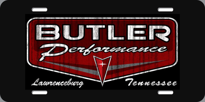 Butler Performance - Butler Performance Retro License Plate