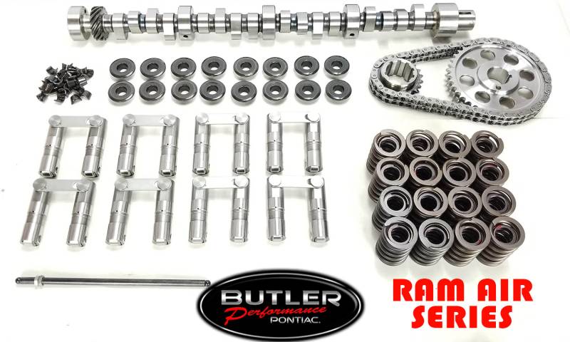 Butler Performance - Butler Exclusive Pontiac "068" Hydraulic Roller Retrofit Camshaft Master Kit, 267/281 212/226, .450/.450 HR115