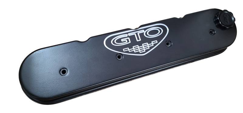 Butler Performance - Butler Performance "GTO" CNC Engraved Late Model Pontiac/LS Aluminum Valve Covers (Set) BPI-LS-VC09