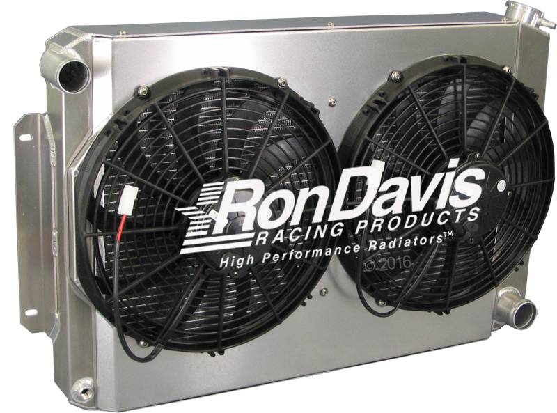 Ron Davis - Ron Davis '67-'69 Firebird Type Radiator Fan and Shroud Kit w/o TOC