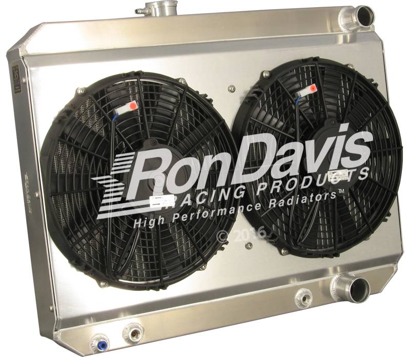 Ron Davis - Ron Davis '64-65 GTO Type Radiator Shroud and Fan Kit w/ TOC
