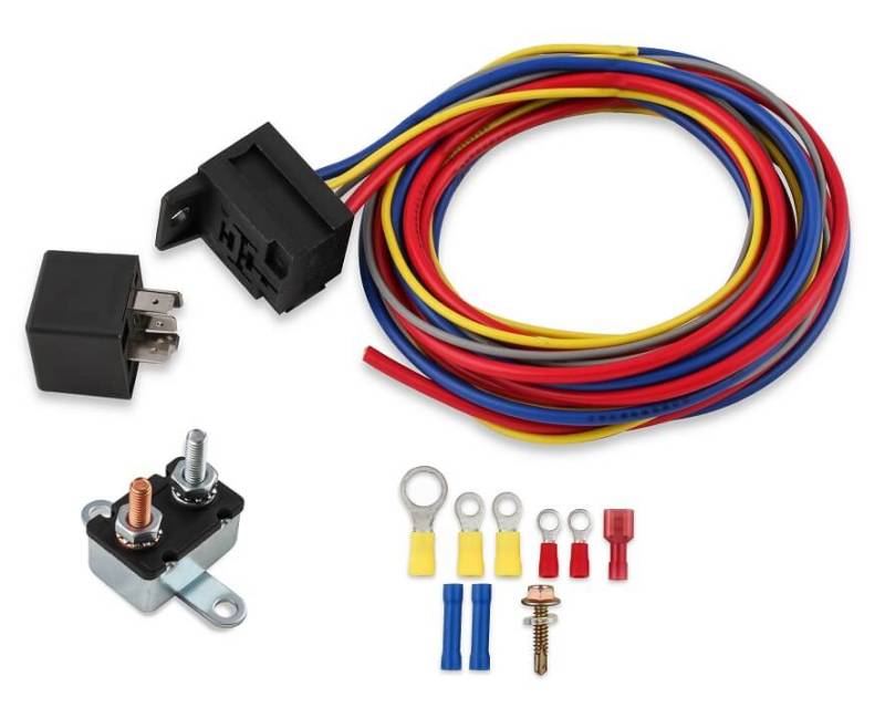 MSD Performance - Electric Fuel Pump Harness & Relay Wiring Kit. 30 Amp Relay and Circuit Breaker  