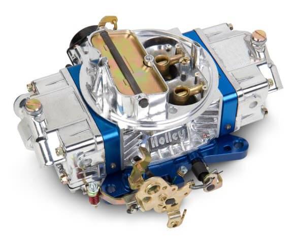 Holley - Holley 850 CFM Ultra Double Pump Holley Carb - Polished/Blue Finish HLY-0-76850BL