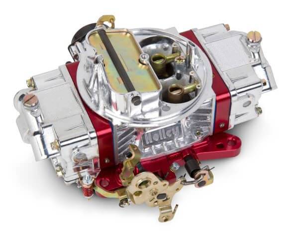Holley - Holley 850 CFM Ultra Double Pump Holley Carb - Polished/Red Finish HLY-0-76850RD