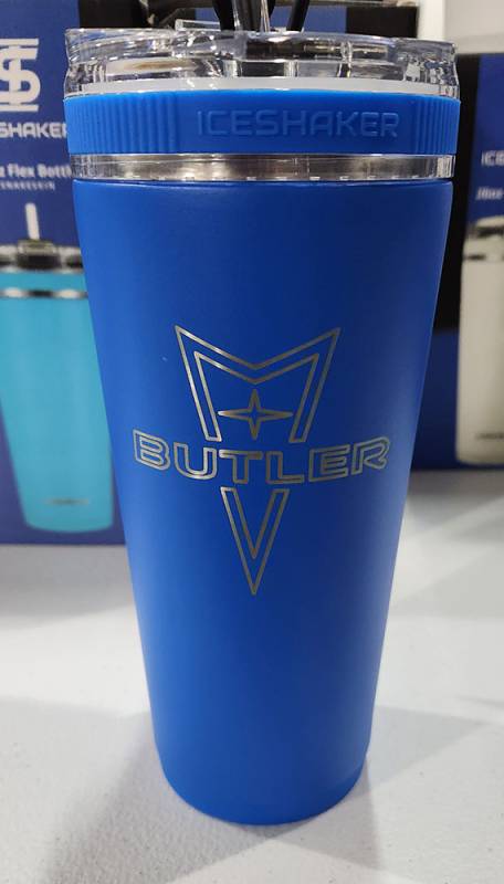 Butler Performance - Butler Pontiac Logo 26oz Iceshaker Flex Bottle, Royal, No Handle