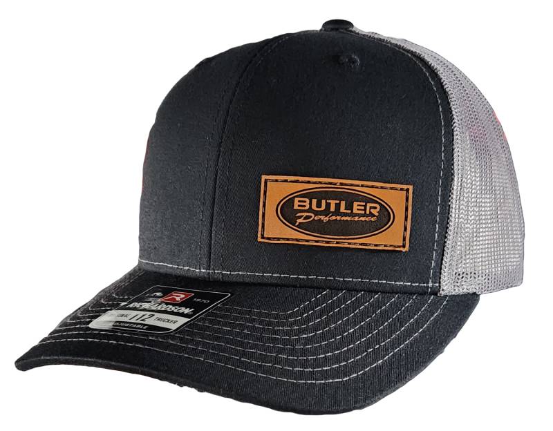 Butler Performance - Pontiac Small BP Patch Hat, Black/Charcoal, Adjustable, RCH112-BP-SM-SQ-BLACK/GREY