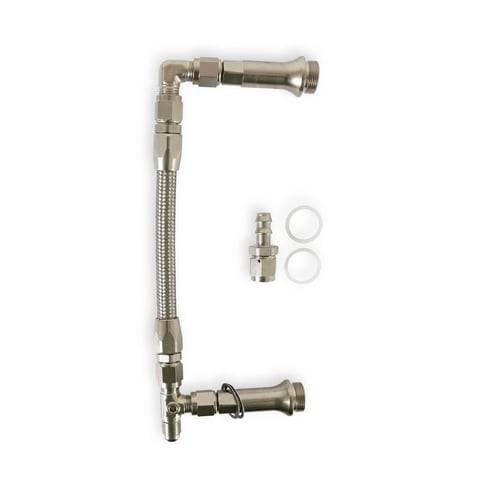 Holley - Holley Dual Inlet Carburetor Fuel Line Kit, 4150,  Endura