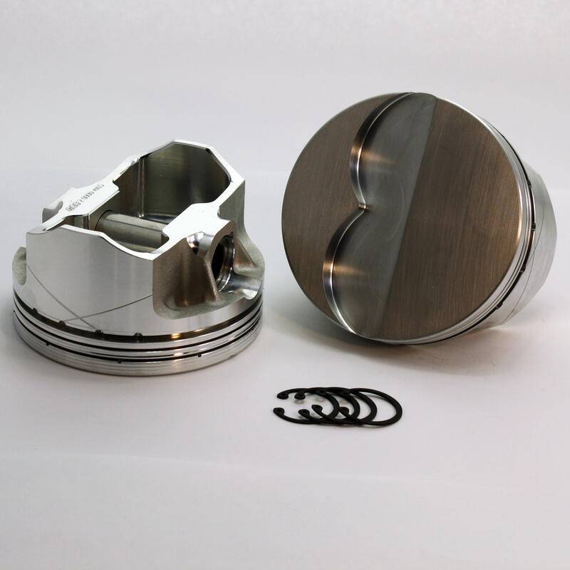 DSS Racing - DSS 389 Piston Set 2-6103-4100, 4.100 bore, 3.75' stroke, -14cc Dish Top