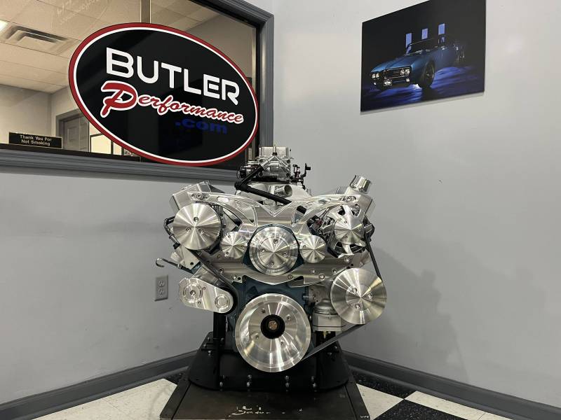 Butler Performance - SOLD Butler Crate Engine 467cu in., 4 bolt Main, ALL FORGED, 567hp 600tq Turn Key Carbureted