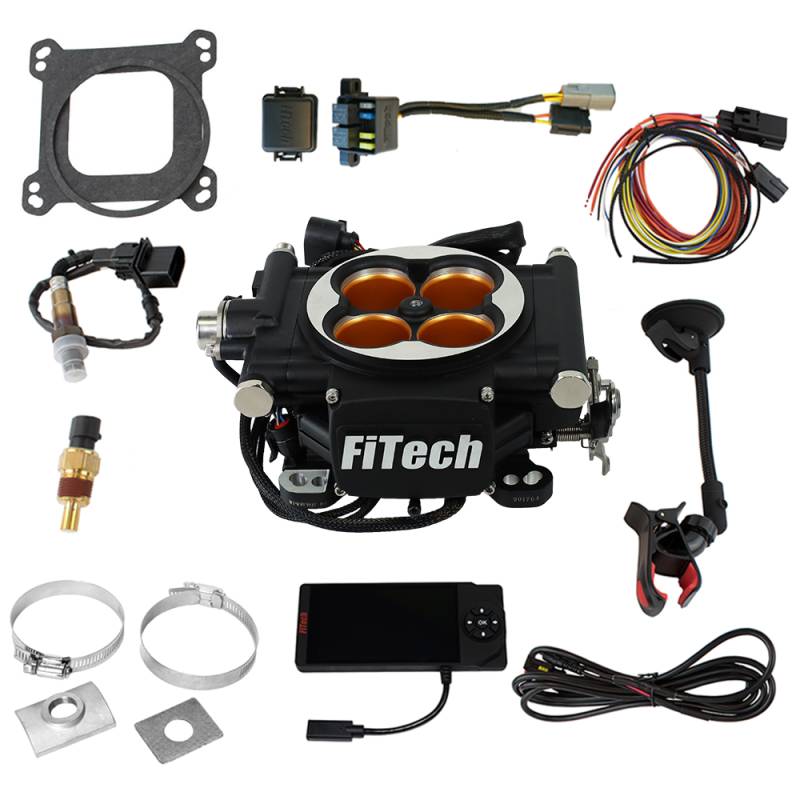 FiTech EFI Systems - Go EFI 8, Power Adder System by FiTech, Black Finish