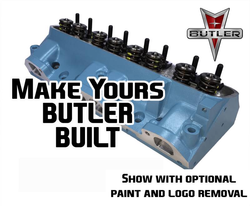 Butler Performance - Send us Your Heads- Edelbrock to Butler Built Head Upgrade Package, Assembled