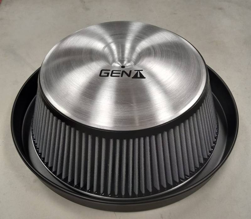 Butler Performance - Pontiac Drop Base Shaker Assembly w/ 4" Cone Shaped Washable Element- TALL for Mega Scoop