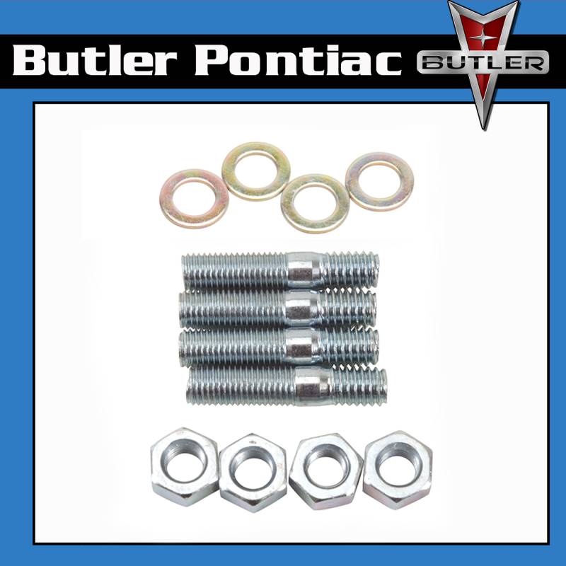 Butler Performance - Carb/EFI Stud Kit, 1 1/2" Set/4, Fits Edelbrock and Holley Sniper / Carbs, EFI throttle bodies and Air Valves