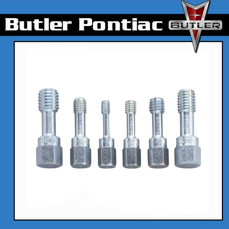 Butler Performance - Butler Thread Chaser, 1/4-20 in, 5/16-18 in, 3/8-16 in, 7/16-14 in and 1/2-13, 9/16-12 in Male Thread, Steel, Universal, Set of 6