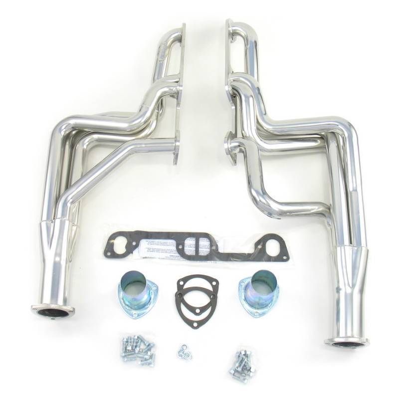 Doug's Headers - Doug's Headers 1 3/4" 4-Tube Full Length D-Port Headers Pontiac GTO 326-455 68-72 Metallic Ceramic Coating